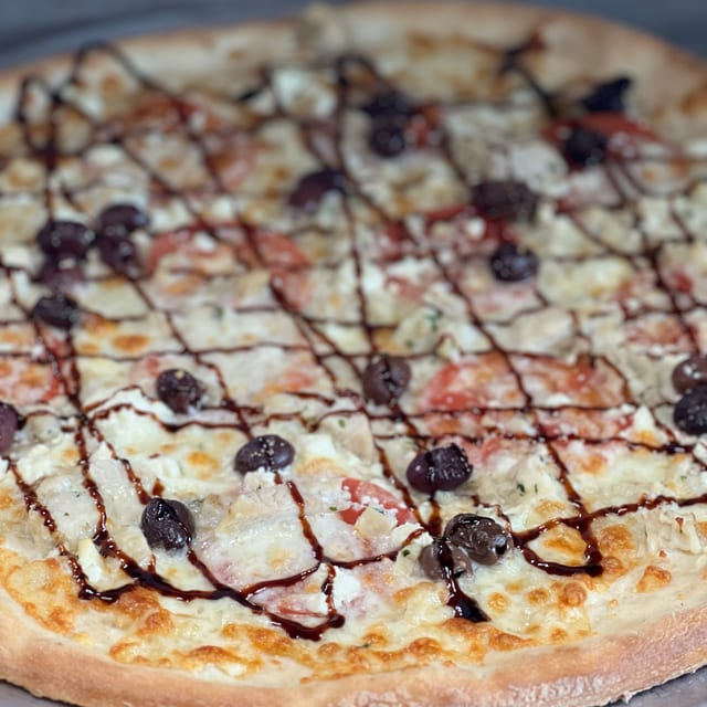 12" Balsamic Glaze.