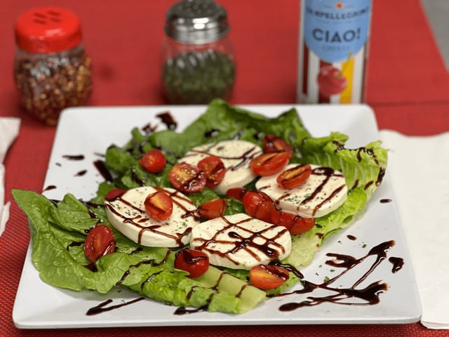 Mozzarella Caprese.